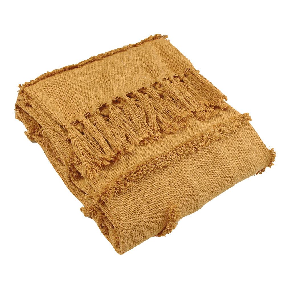 Furn Jakarta Tufted 100% Cotton Fringed Throw