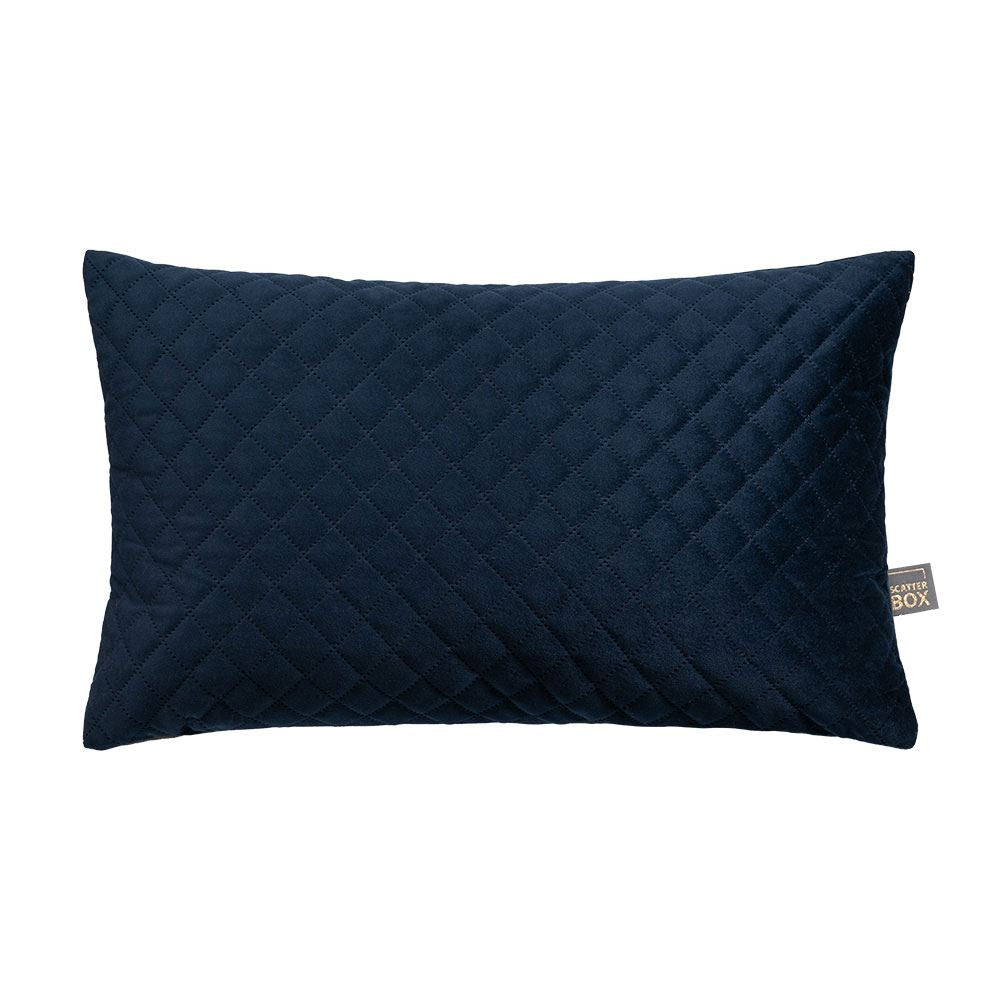 Scatter Box Erin Diamond Geometric Quilted Feather Filled Cushion