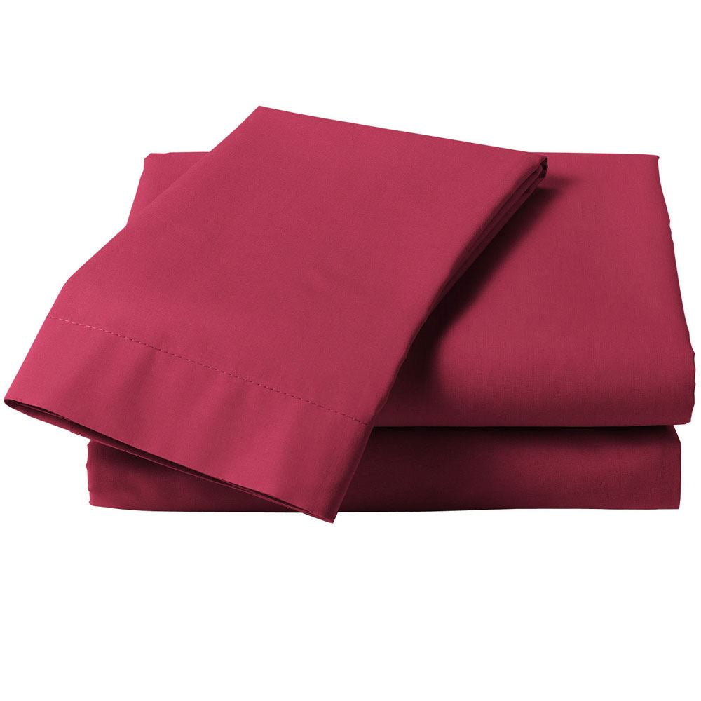 Harwoods Easy Care 180 Thread Count Polycotton Percale Fitted Sheet