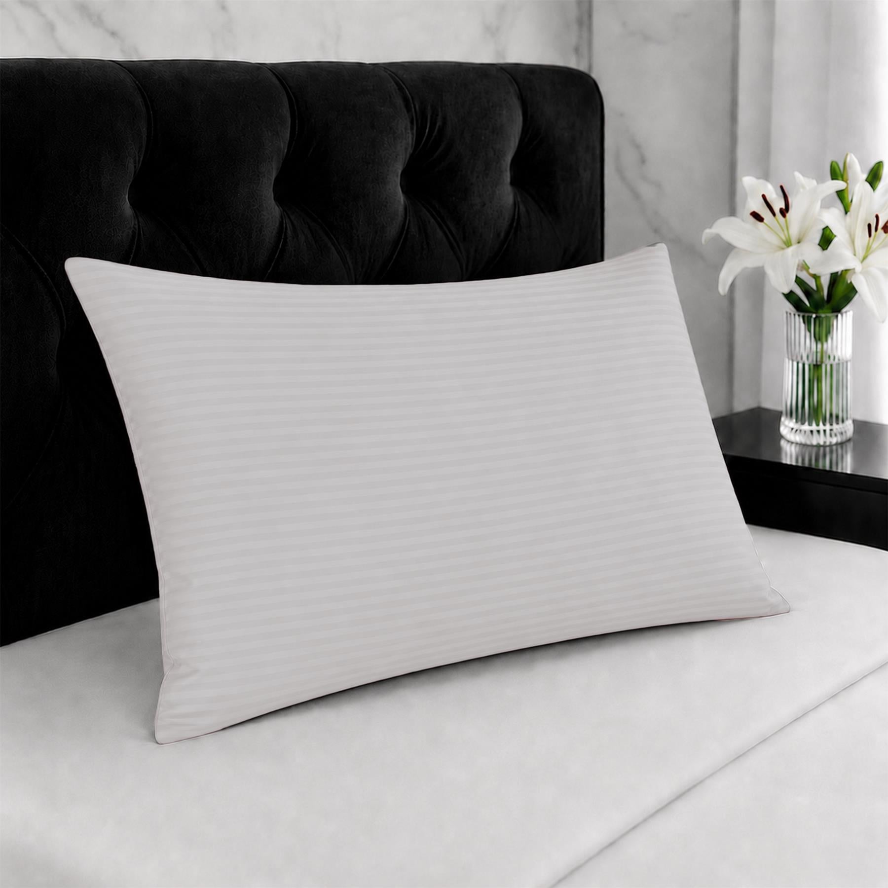 Night Zone Satin Stripe 100% Cotton 250 Thread Count Housewife Pillow Case