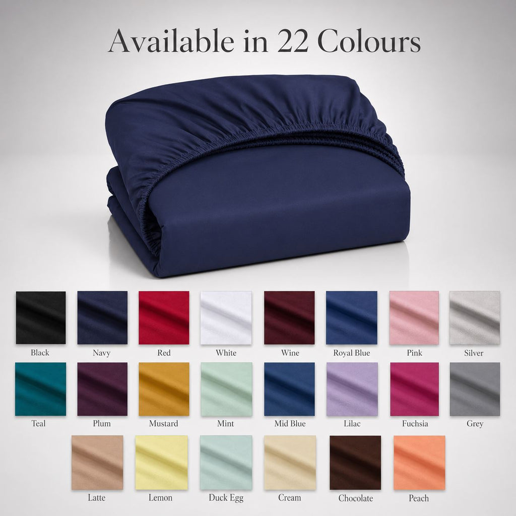 Night Zone Easy-care extra deep fitted sheets