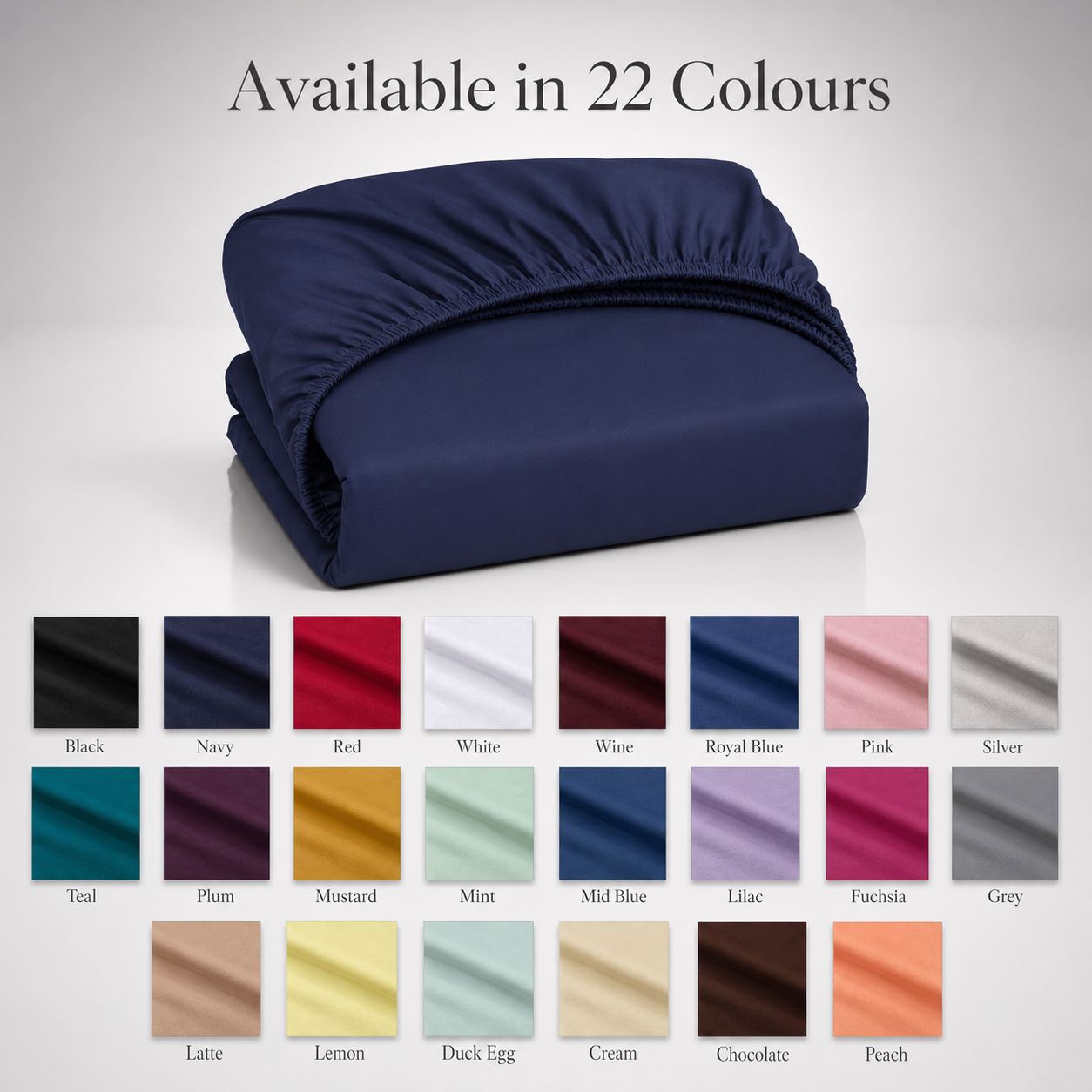 Night Zone Easy-care extra deep fitted sheets