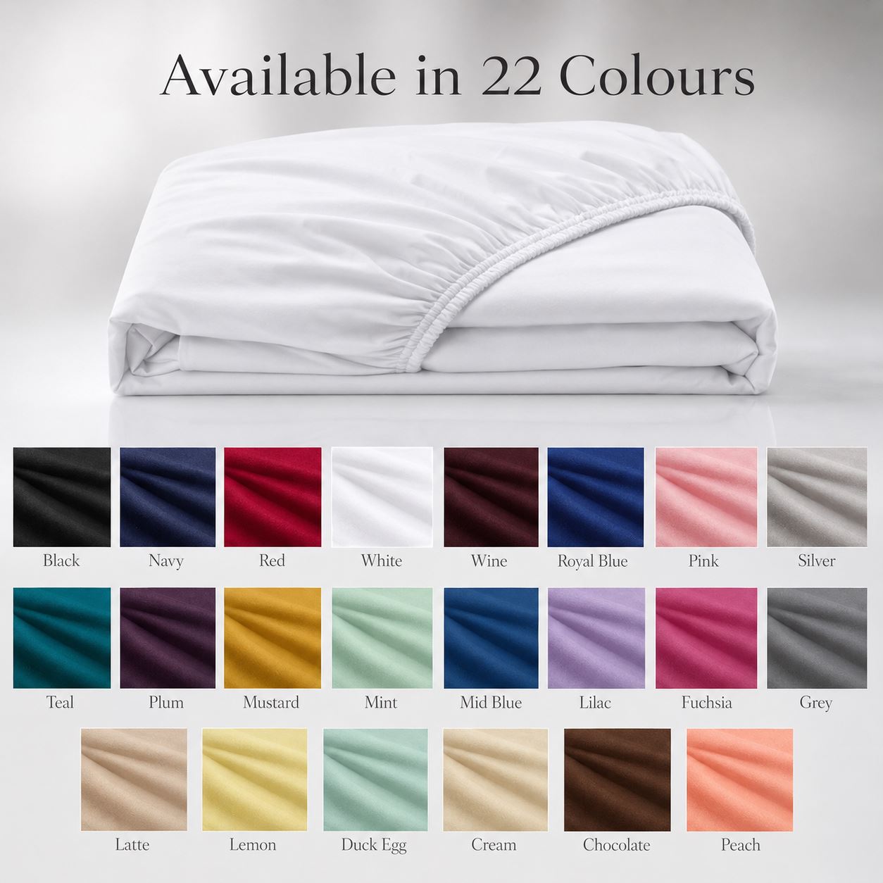 Night Zone Easy-care extra deep fitted sheets
