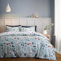 Bianca Winter Scene 100% Brushed Cotton Flannelette Reversible Duvet Cover Set