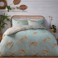 Fusion Milo Giraffe Print Easy Care Reversible Duvet Cover Set