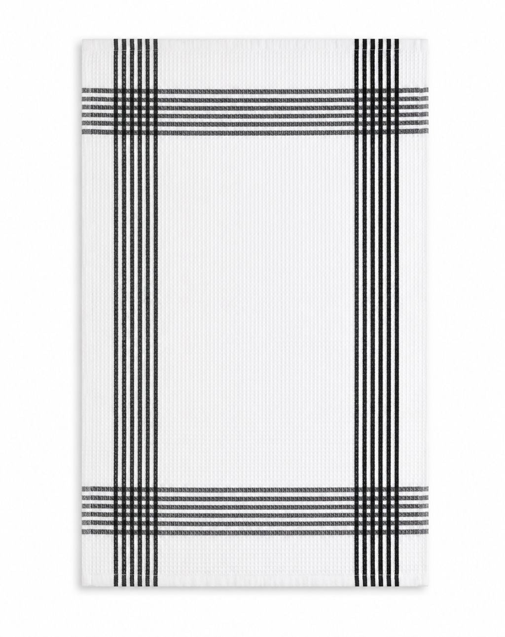 Night Zone Waffle Tea Towels 2 Pack, 100% Cotton