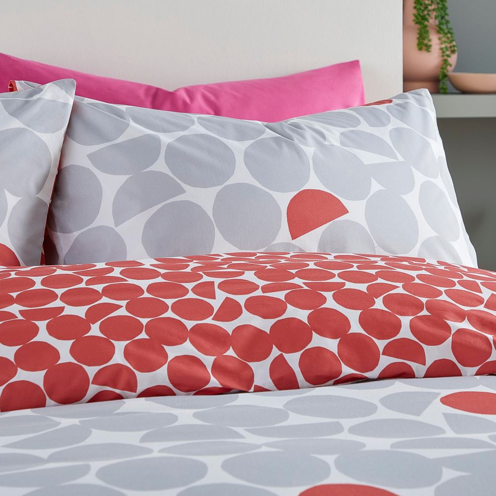 Fusion Ingo Geometric Print Easy Care Reversible Duvet Cover Set
