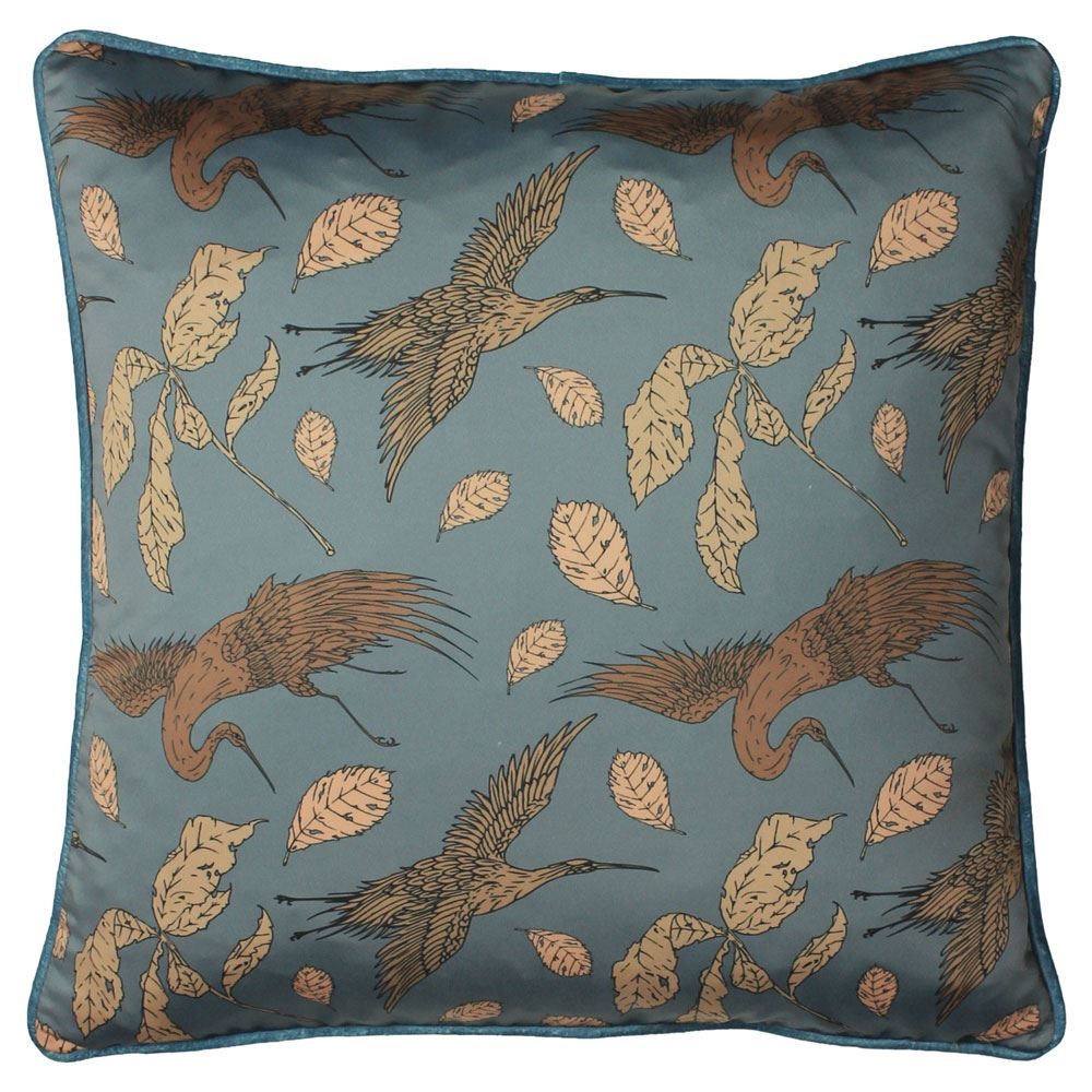 Paoletti Harper Nature Print Piped Edge Cushion Cover