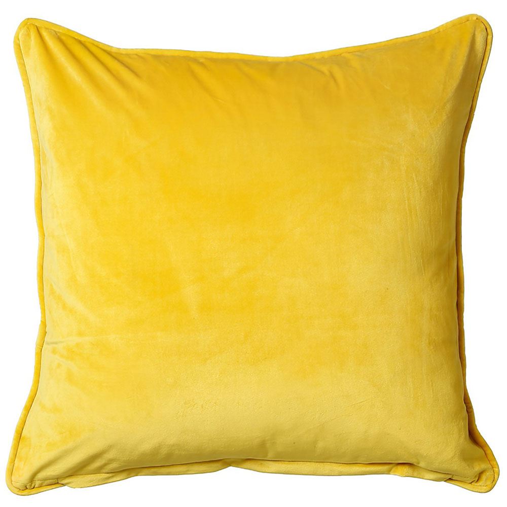 Scatter Box Bellini Velour Piped Feather Filled Cushion