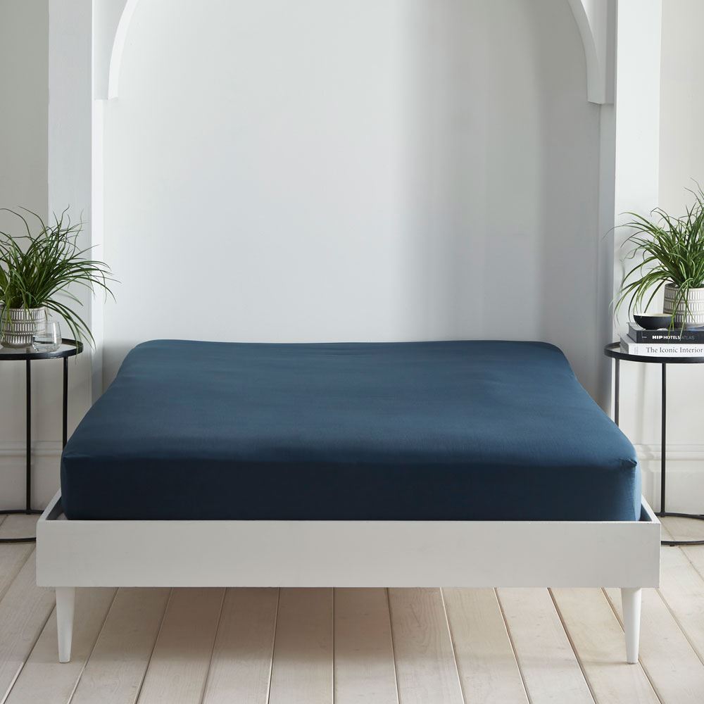 Appletree Cassia 180 Thread Count 100% Cotton Percale Fitted Sheet