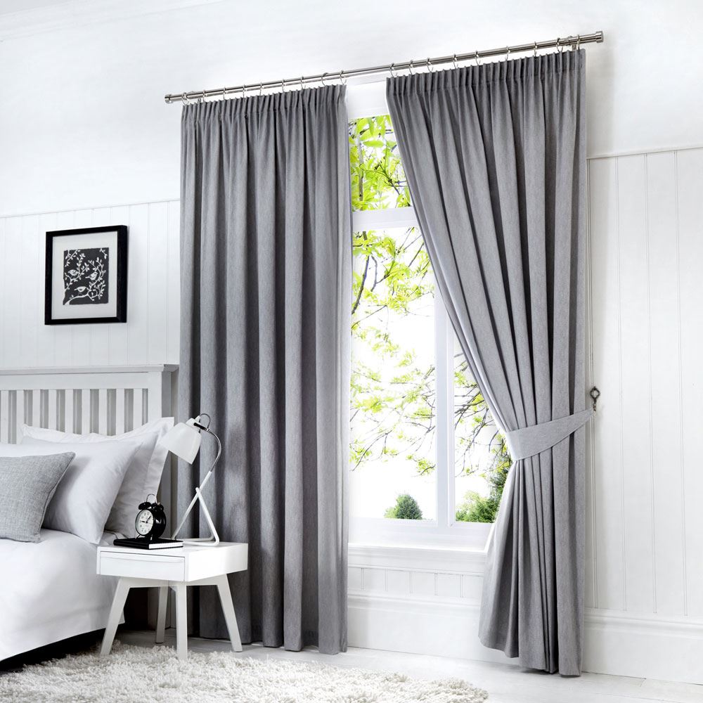 Fusion Dijon Blackout Pencil Pleat Lined Curtains