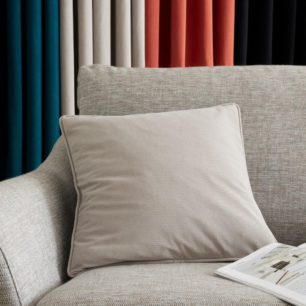 Catherine Lansfield Wilson Velvet Piped Edge Filled Cushion