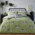 Fusion Daisy Cow Print Easy Care Reversible Duvet Cover Set