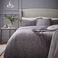 Catherine Lansfield Allure Sparkle Textured Duvet Cover Set