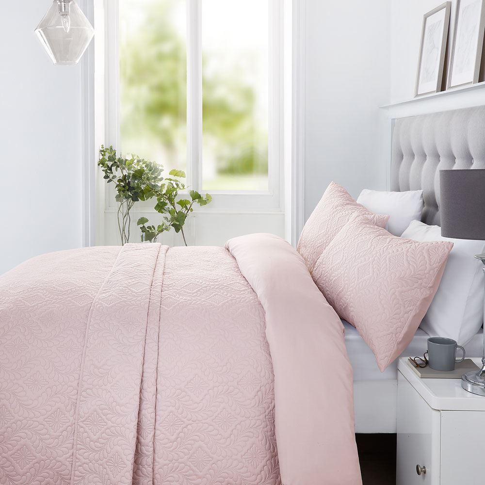 Serene Gianna Pinsonic Stitch Quilted Duvet Cover Set