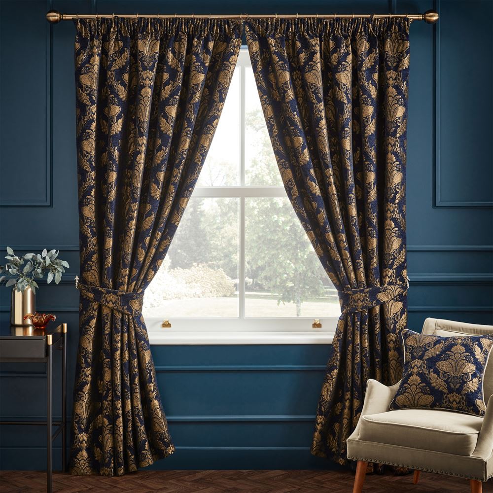 Paoletti Shiraz Pencil Pleat Curtains
