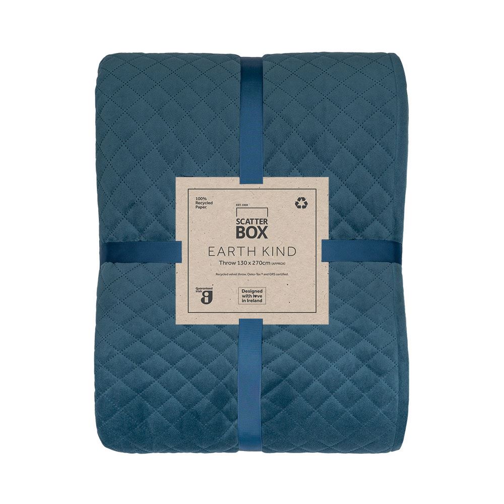 Scatter Box Erin Diamond Geometric Quilted Throw