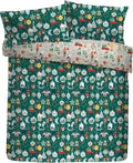 Fusion Christmas Ornaments Festive Easy Care Reversible Duvet Cover Set