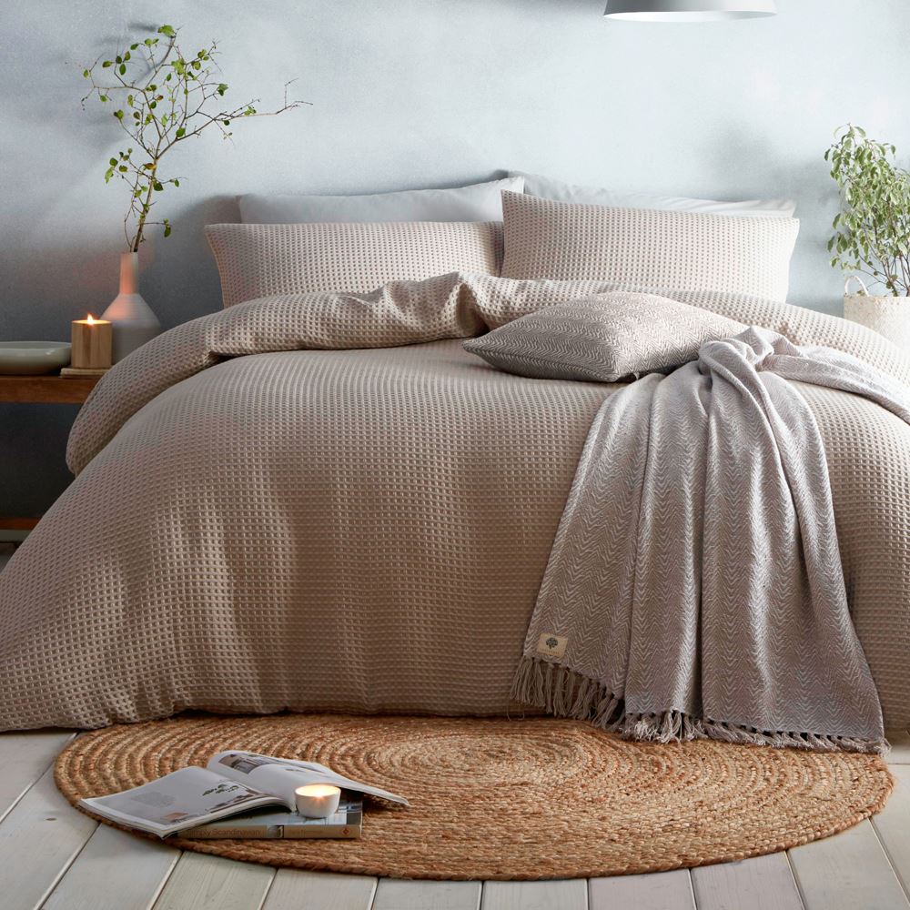 Appletree Loft Westport Waffle Weave Textured Duvet Cover Set