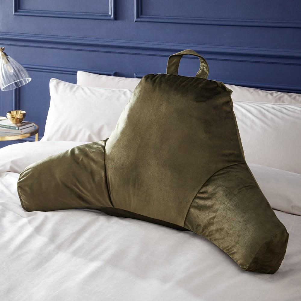 Catherine Lansfield Kingsley Matt Velvet High Back Cuddle Cushion