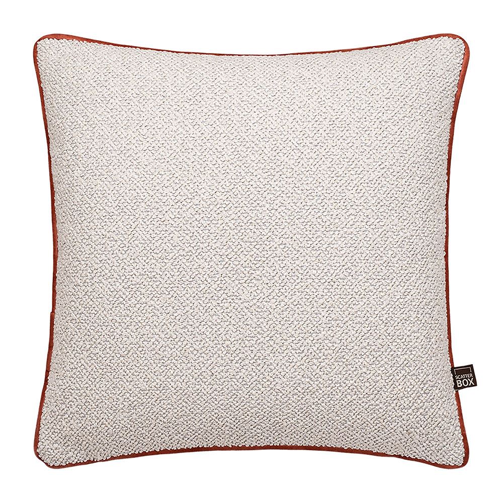 Scatter Box Leighton Textured Woven Feather Filled Piped Edge Cushion
