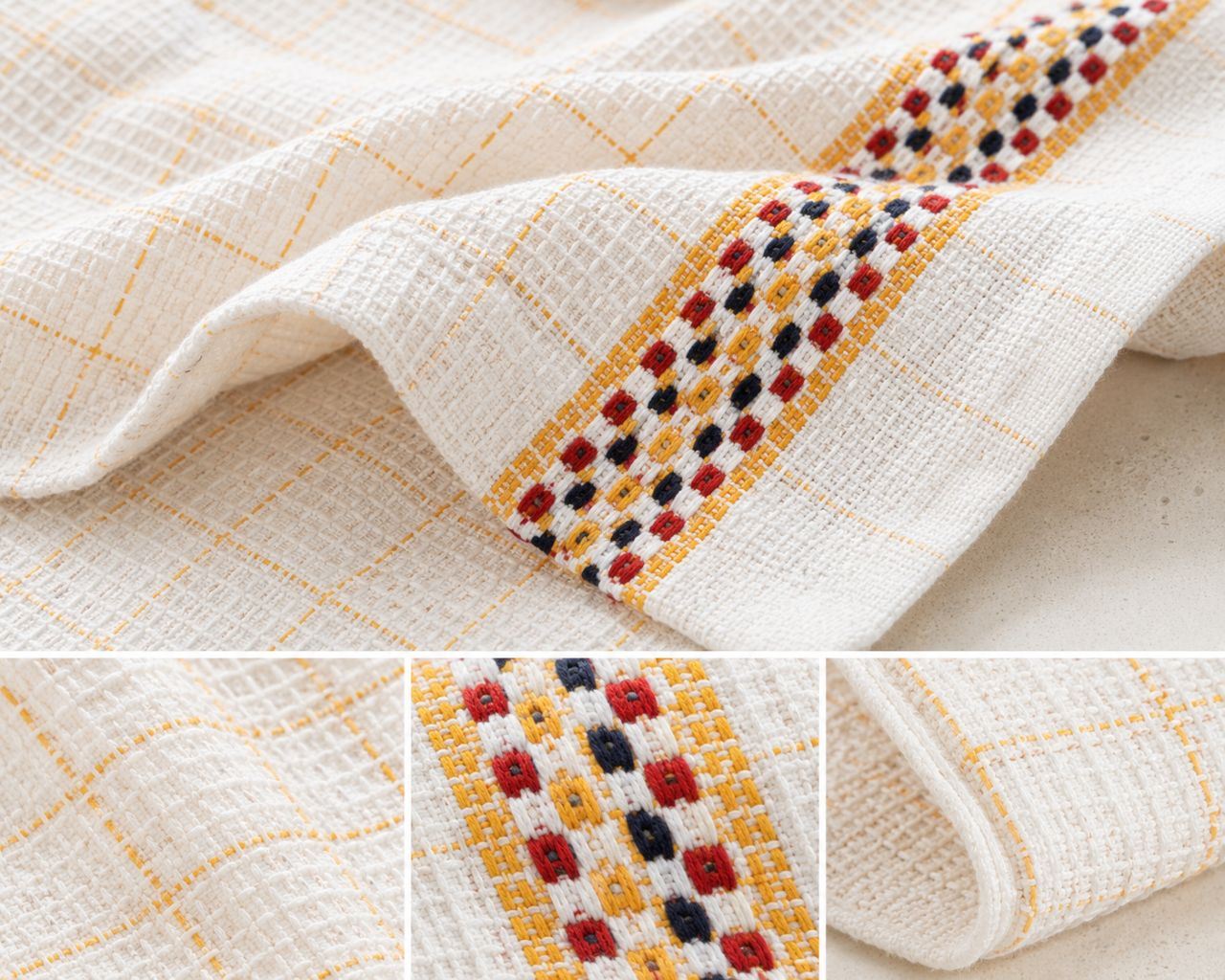 Night Zone Pack of 2 Hawai Tea Towels 100% Cotton