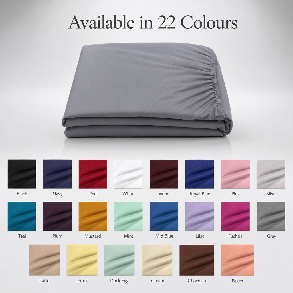 Night Zone Easy-care extra deep fitted sheets