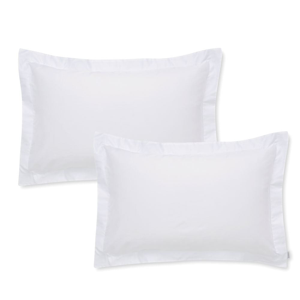 Bianca 100% Cotton Sateen 400 Thread Count Oxford Pillow Case