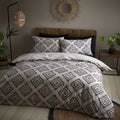 Catherine Lansfield Aztec Geo Print Easy Care Reversible Duvet Cover Set