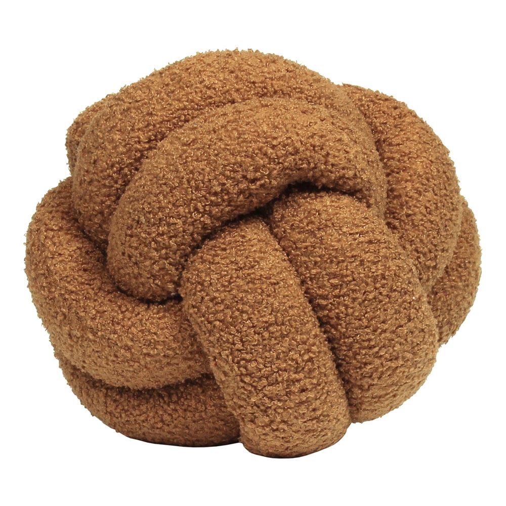 Furn Boucle Knot Fleece 3D Filled Cushion