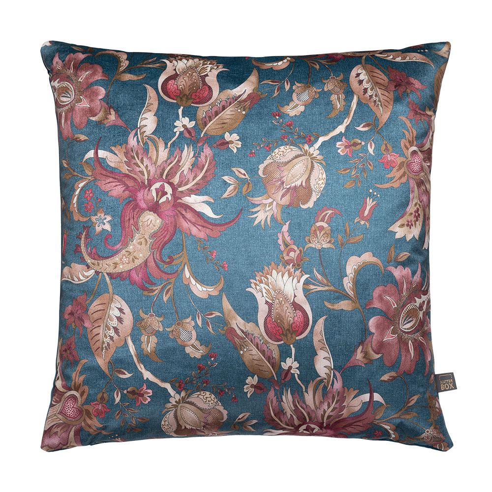 Scatter Box Leilani Botanical Scroll Feather Filled Cushion