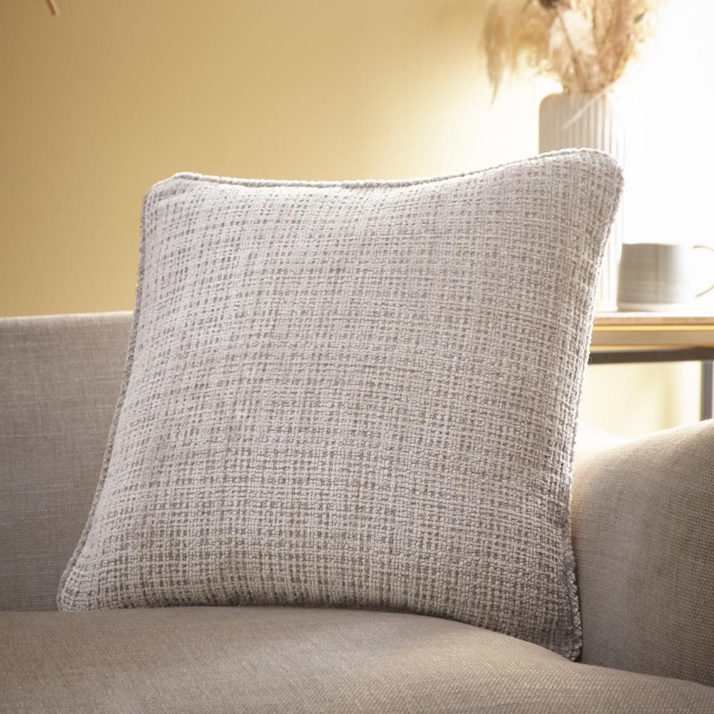 Appletree Loft Alba Woven Textured Chenille Filled Cushion