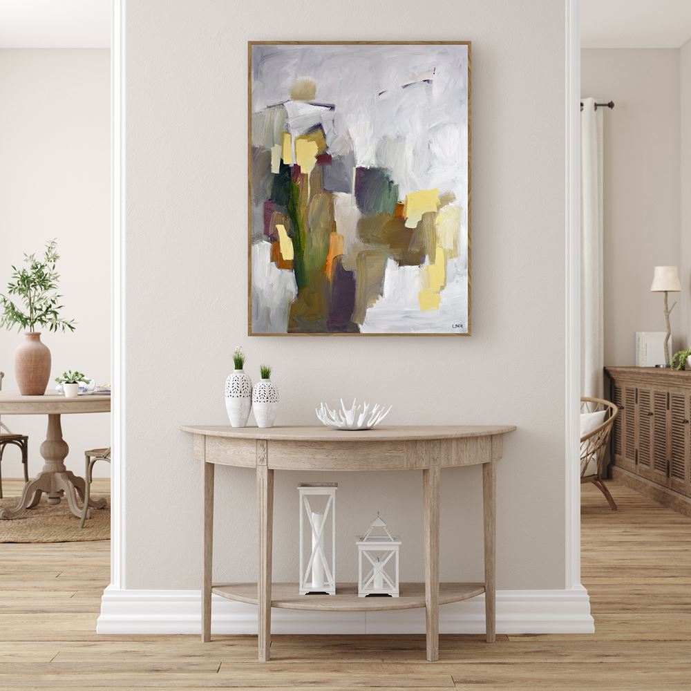 Scatter Box Humphrey 1 Framed Hand Painted Print Canvas Wall Art