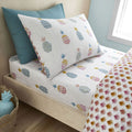 Pineapple Elephant Kids Ananas Pineapple 100% Cotton Fitted Sheet