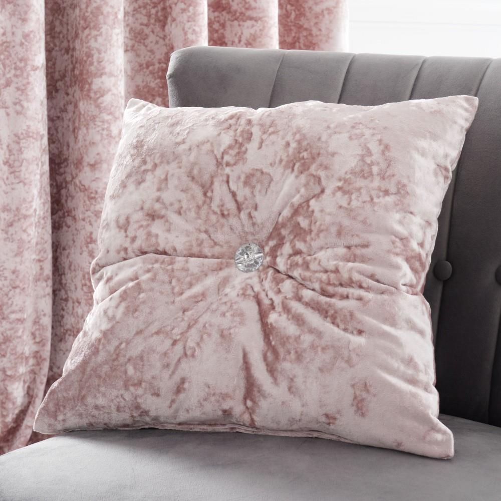 Catherine Lansfield Crushed Velvet 55x55cm Cushion