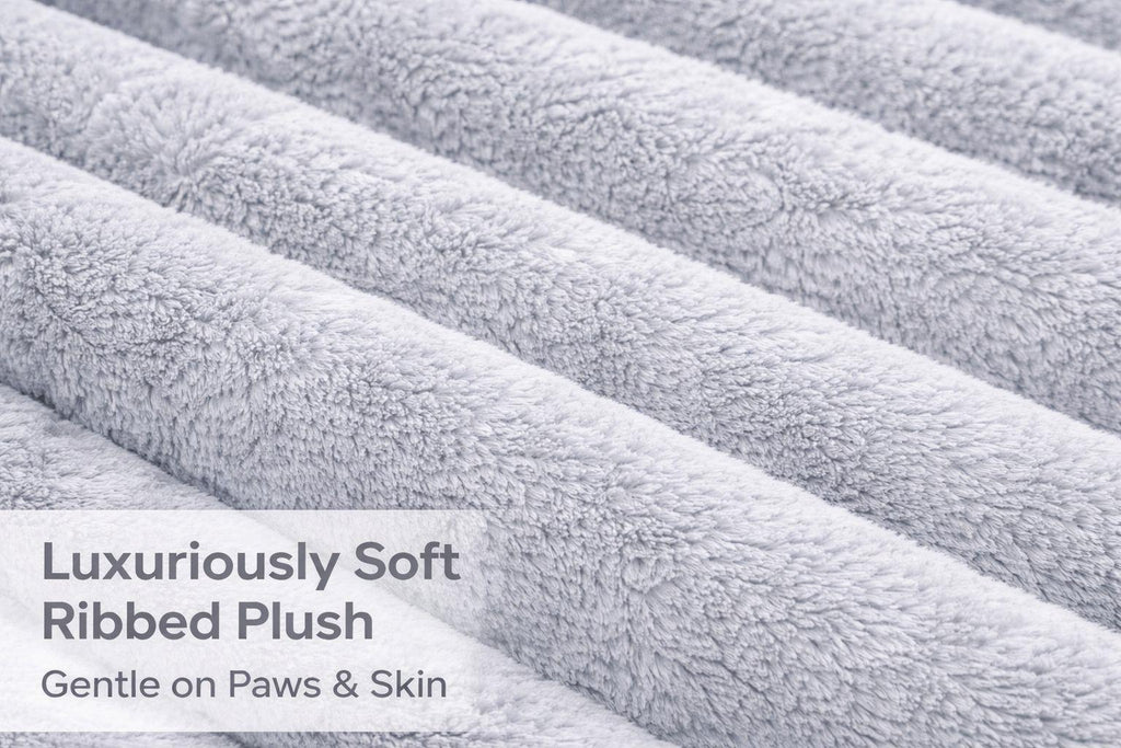 Night Zone Super Soft Plush Cord Sofa Pet Bed