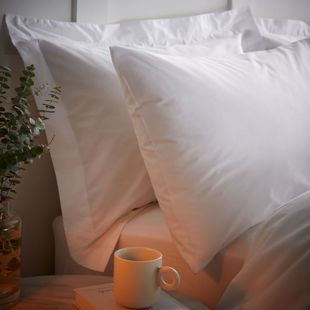Bianca Tencel Plain Dye Cotton Rich Percale 200 Thread Count Duvet Cover and Pillowcase Set