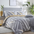 Drift Forward Stryke Contemporary Print Reversible Eco-Friendly Duvet Cover Set