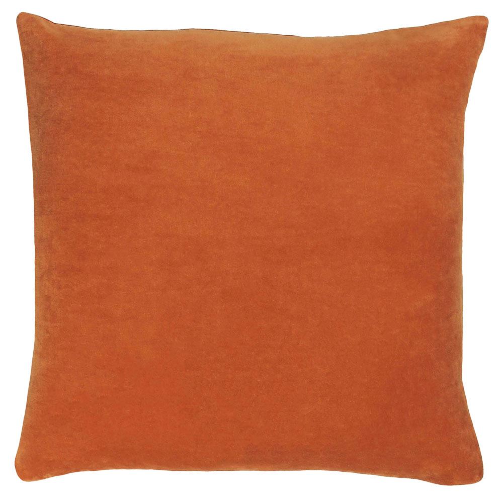 Furn Solo Plain Velvet 100% Cotton Cushion Cover