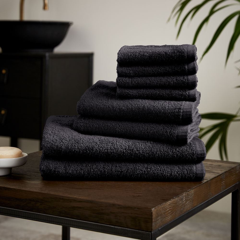 Catherine Lansfield Quick Dry 100% Cotton 8 Piece Towel Bale