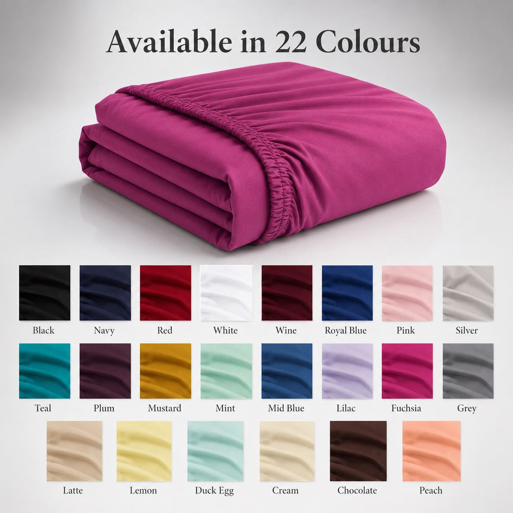 Night Zone Easy-care extra deep fitted sheets