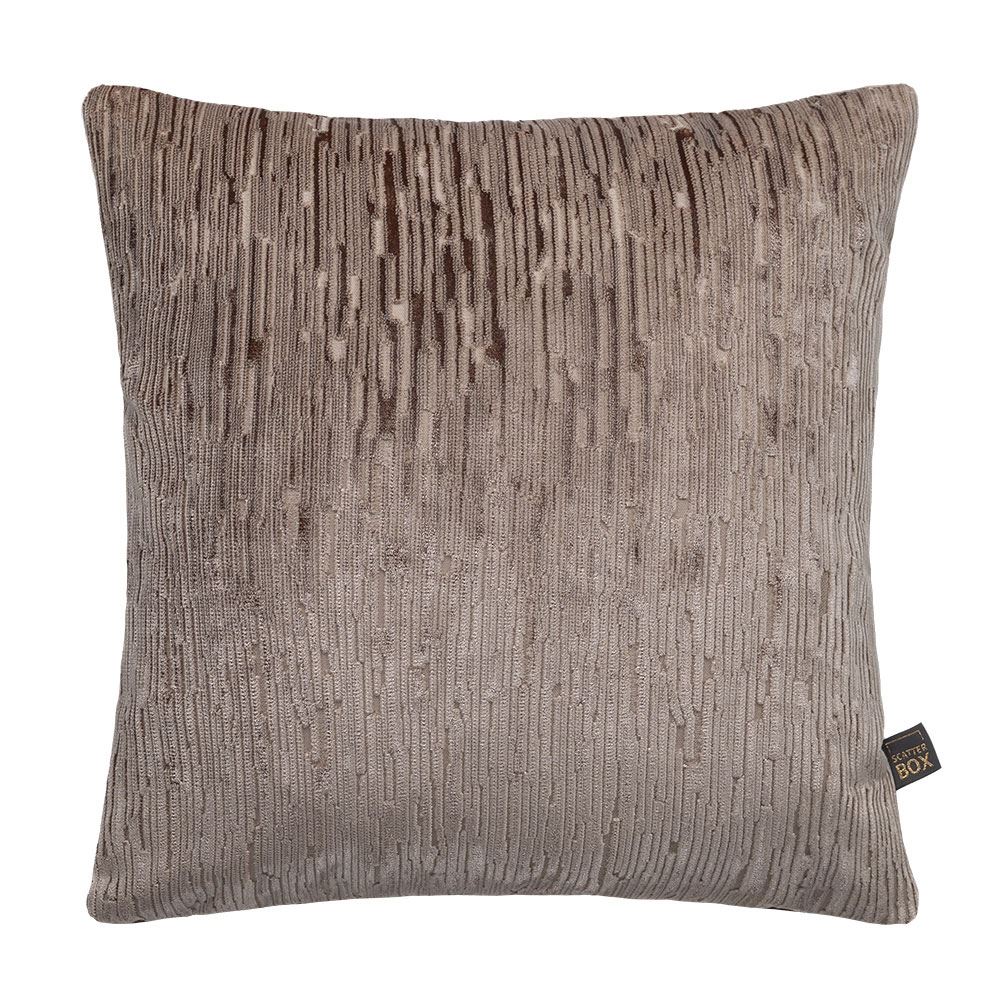 Scatter Box Jackie Stripe Textured Feather Filled Cushion