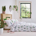 Sassy B Plant Babe Print Reversible Duvet Cover Set
