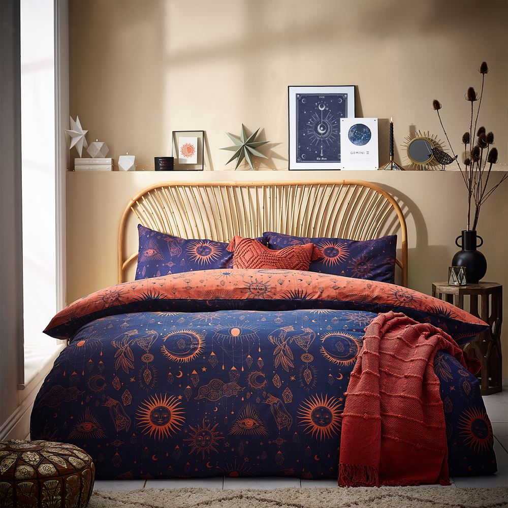 Furn Constellation Print Reversible Duvet Cover Set