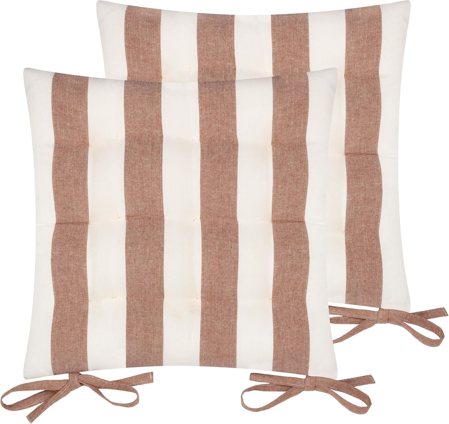 Yard Hayle Stripe 100% Cotton Indoor/Outdoor Seat Pad