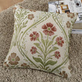 Curtina Estelle Botanical Floral Woven Piped Edge Cushion Cover