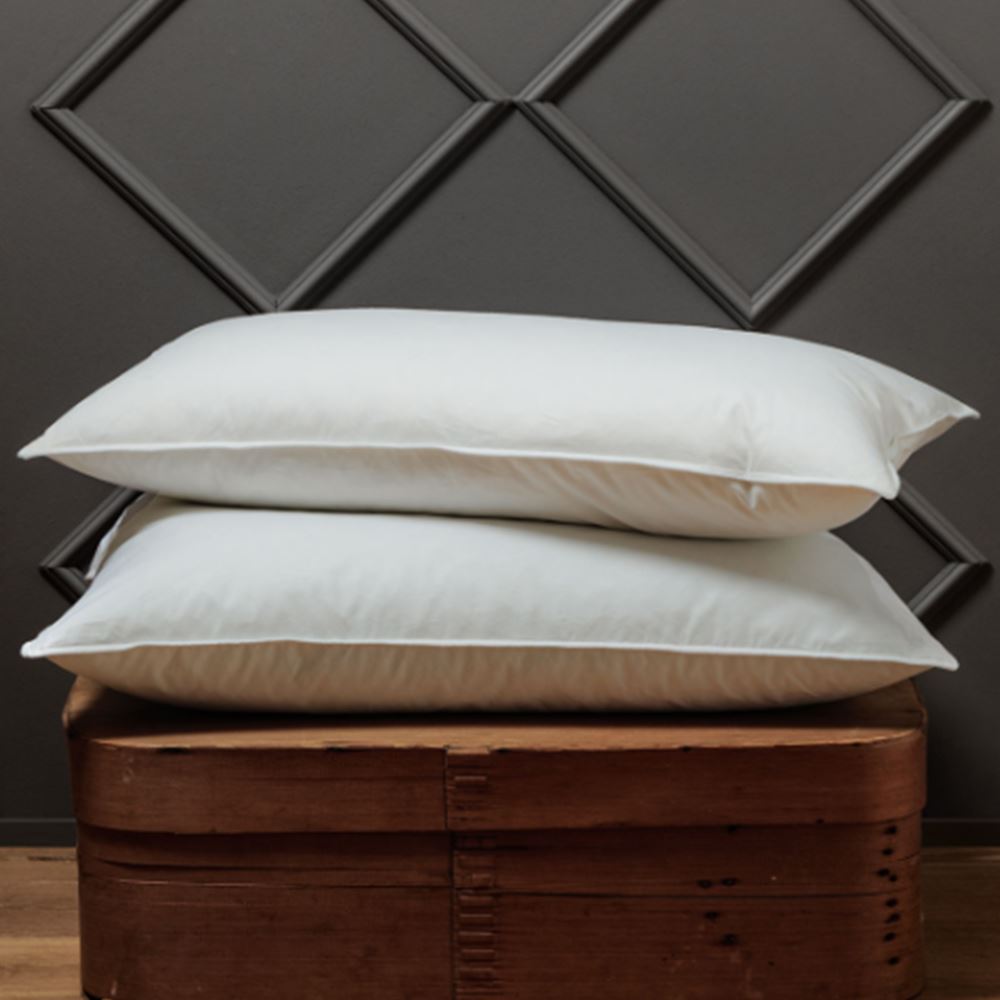 Die Zudecke Canadian White Snow Goose Feather And Down Surround Pillows