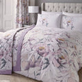 Dreams & Drapes Peony Watercolour Floral Print Easy Care Duvet Cover Set
