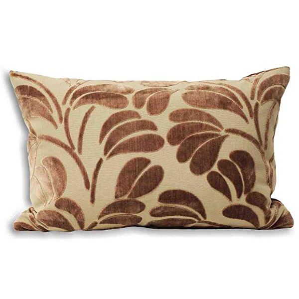 Paoletti Palm Cushion Cover, Beige