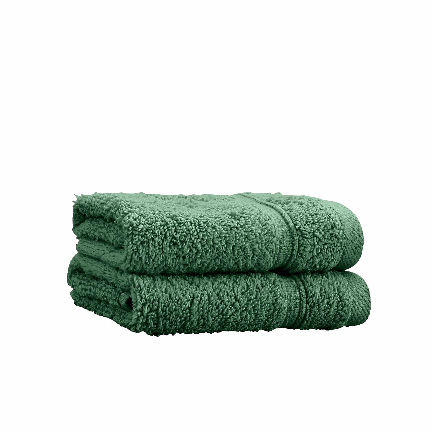 Catherine Lansfield Zero Twist 100% Micro Yarn Cotton Face Cloth, 2 Pack